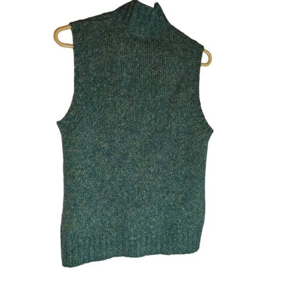 L L Bean Button Front Wool Vest - Picture 6 of 6